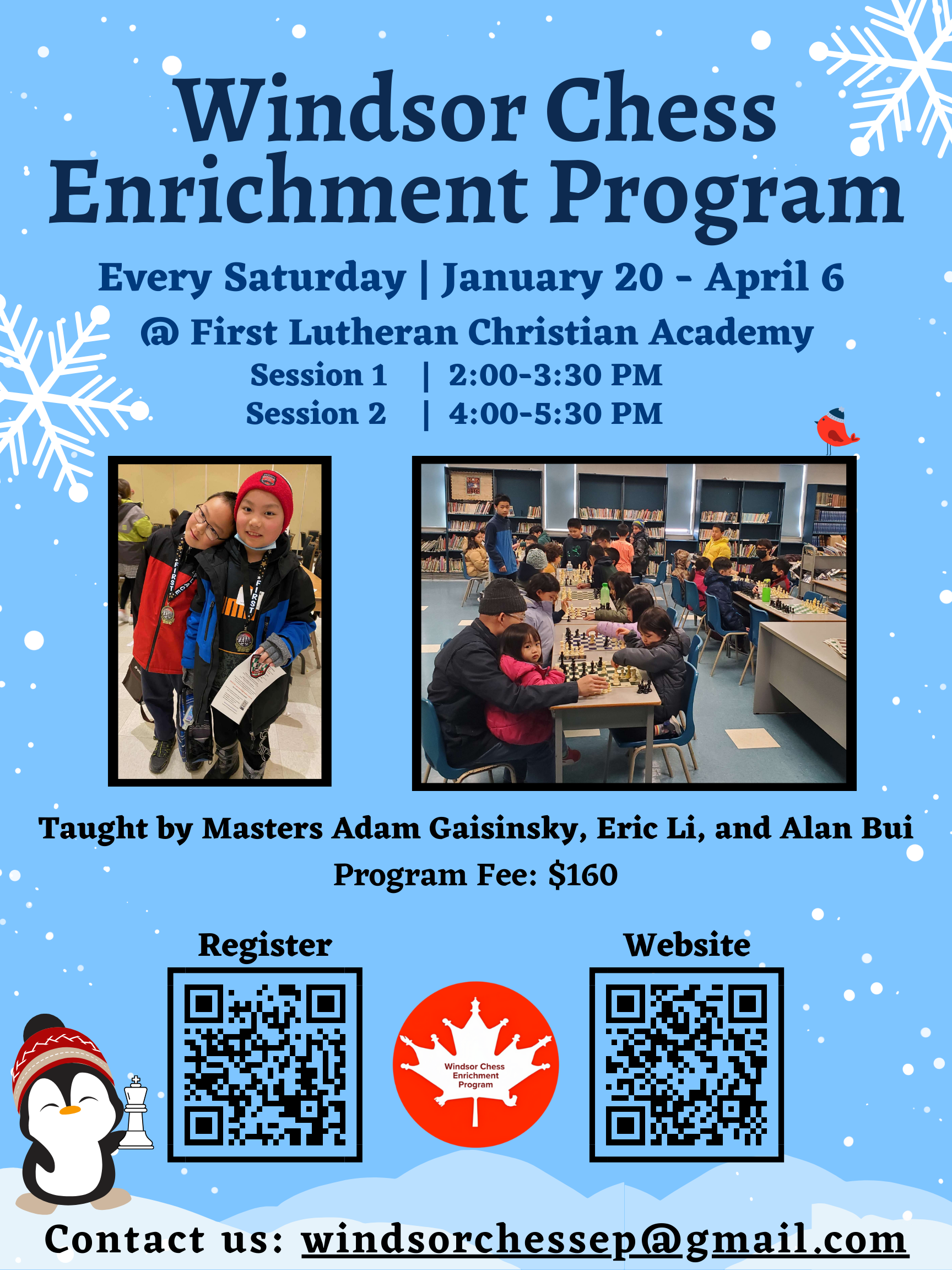 Windsor Chess Enrichment Program Winter Session